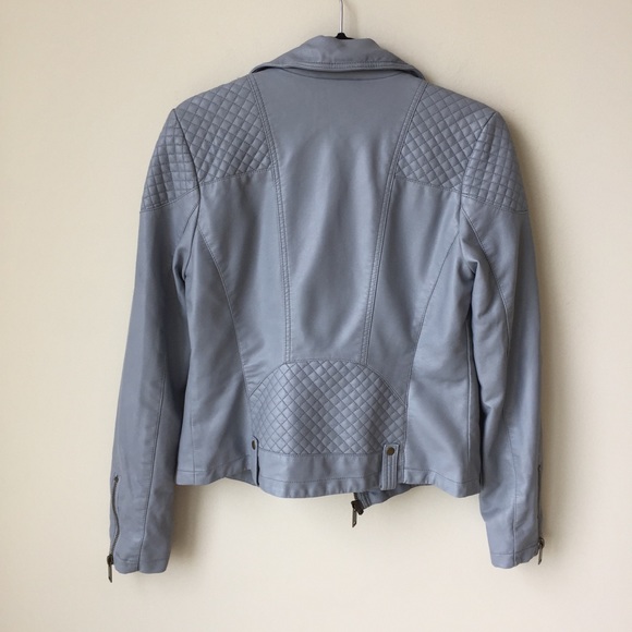 Gray Faux Leather jacket - Picture 5 of 7